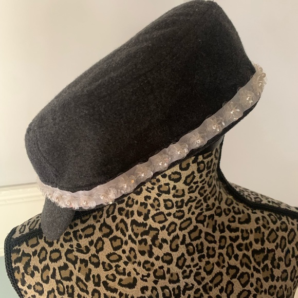 New Cadet Hat With Pearls L/XL - Picture 3 of 4